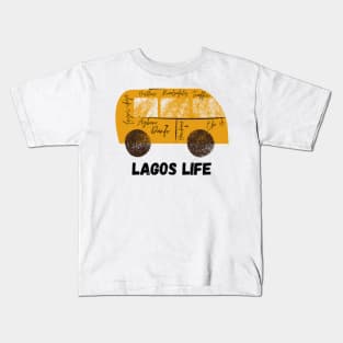 Life in Lagos Nigeria Kids T-Shirt